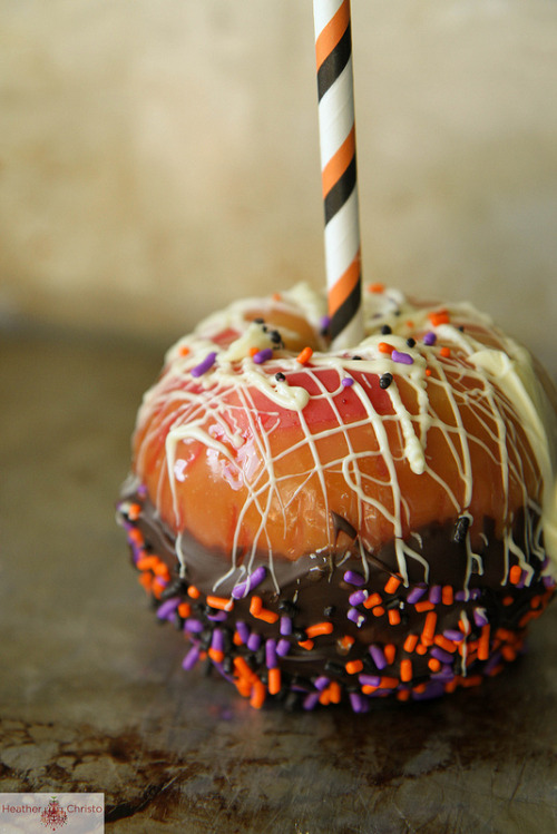 thecakebar:  Salted Vanilla Caramel Chocolate Apples Tutorial