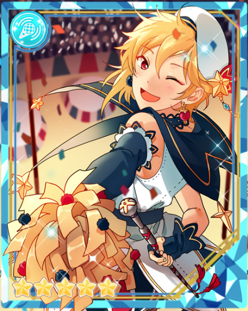 Some Enstars fake cards I did of Nazuna/exValk for good ol’ Twitter dot com spanning about 5 years (