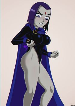Therealshadman:  I Felt Like Drawing Raven Again.if You Want This Whole Set In Better