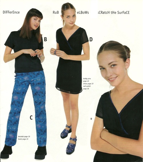 getsick-get-well: riotdog: bitchwhoyoukiddin: heteroh: babylon-zoo:dELiA*s catalog, 1999 these looks