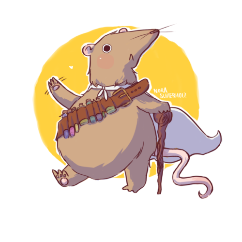 A cute requested mouse for the lovely Thaddeus (@itsnotashrimp16​ ) from the Tabletop Potluck Mouse 