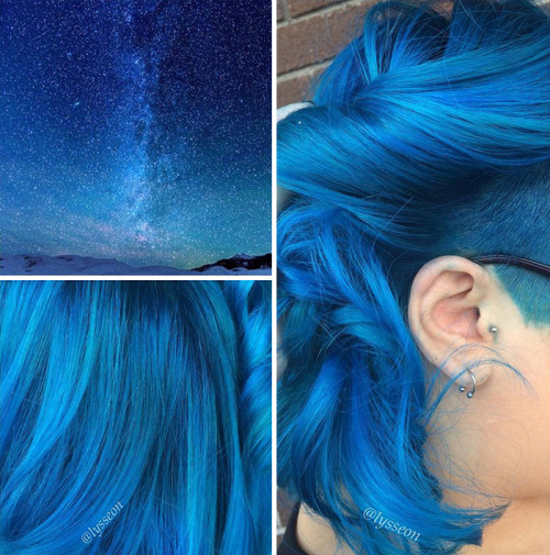 culturenlifestyle:  Galaxy Hair Trend Inspired porn pictures