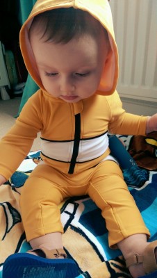 secretsof-asupermummy:  This is what happens when we go to the disney store….  New finding nemo swim onesie  The cutest micky mouse baby flip flops!  A soft toy from his favourite tv programme - jake and the neverland pirates  A jake towel from the