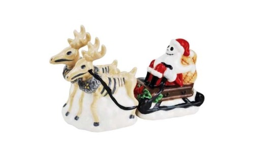 the-disney-elite:Westland Giftware’s ‘Jack + Reindeer’ ceramic salt and pepper shakers