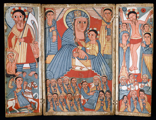 byzantio: Ethiopian Religious Art with massive influences from Byzantium. Due to the Arab conquest o