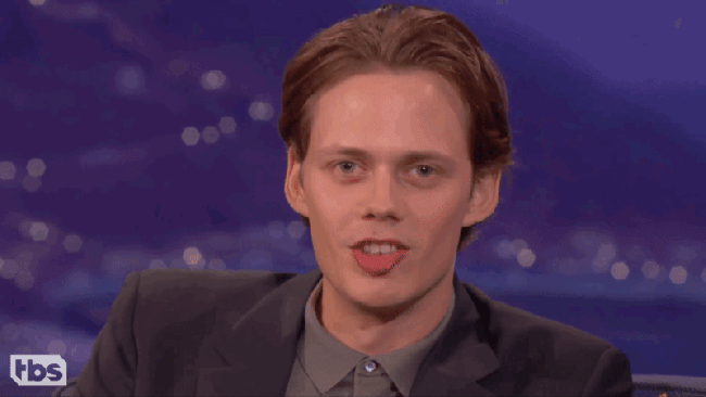 teenwrecksz:  bill skarsgård’s SMILE (isnt he so precious)(- sorry i had to add