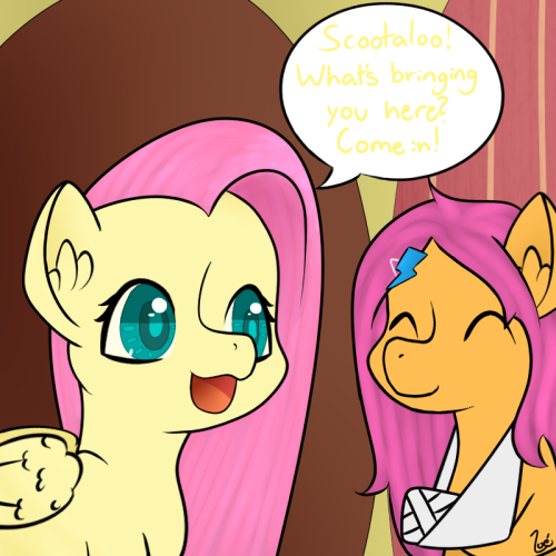 motherlyscootaloo:  Guest Art Drawn by: Sweet adult photos