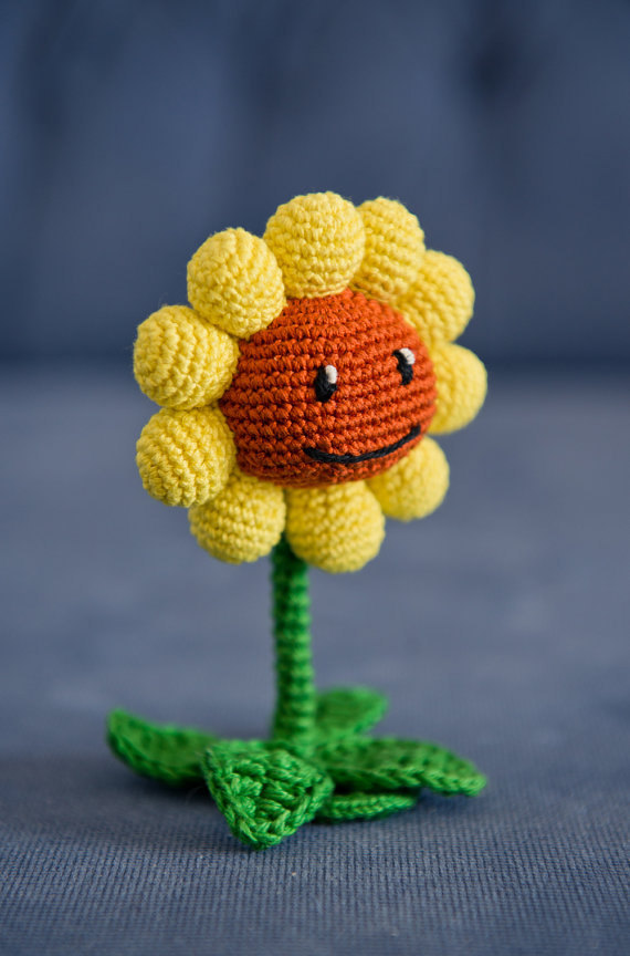 tumblreando-ando:  pxlbyte:  Plants Vs Zombies Crochet by Aradiya via xombiedirge