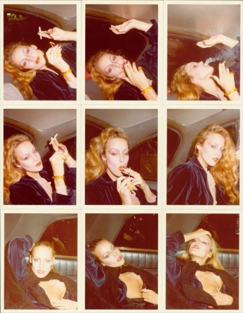 themusewithinthemusewithout:  Jerry Hall by Antonio Lopez.