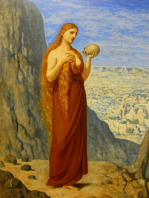 St. Mary Magdalene in the Desert, Pierre Puvis de Chavannes, 1870