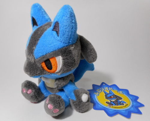 luccariio:2005 lucario pokedoll babbu i can’t believe how much people want for him on ebay…