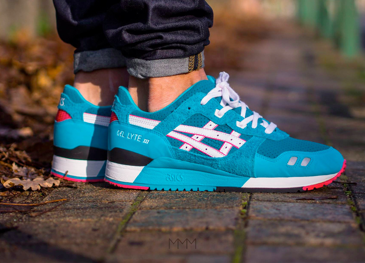 asics gel lyte 3 teal dragon