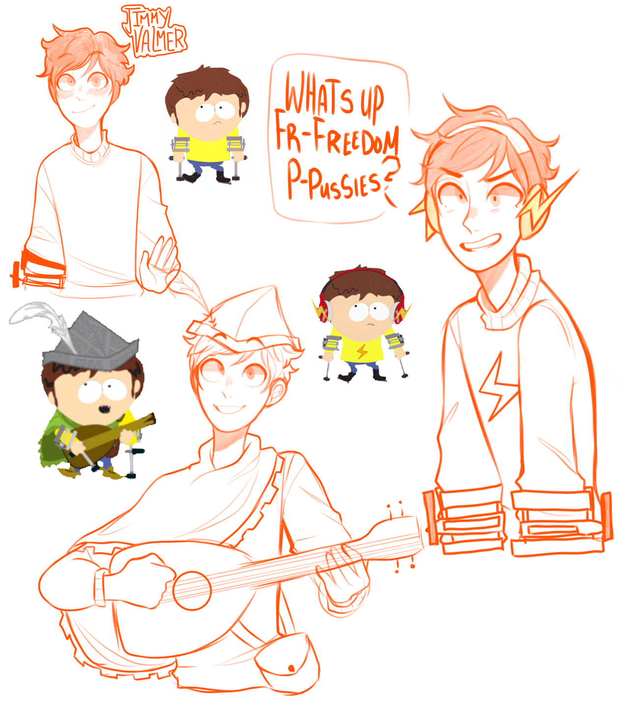 kaazoot:  Some Jimmy doodles that I’m finishing rn!!