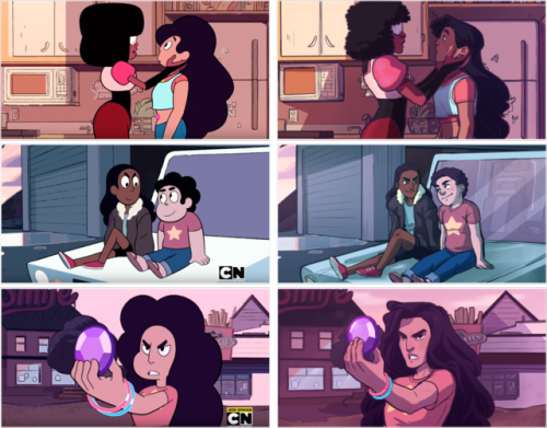 firelystash: Various random screencap redraws from Steven Universe~ Primarily ones with Stevonnie, b