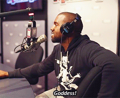 chrihyonce:kimkanyekimye:The interviewer was asking Kanye to describe each person’s name she called 