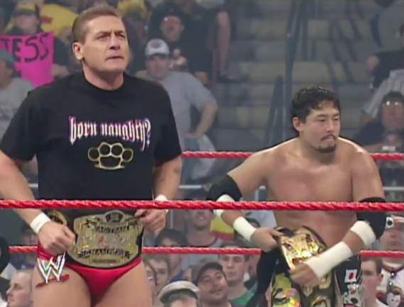 shitloadsofwrestling:  William Regal &amp; Tajiri[2001 / 2005 / 2016]An international