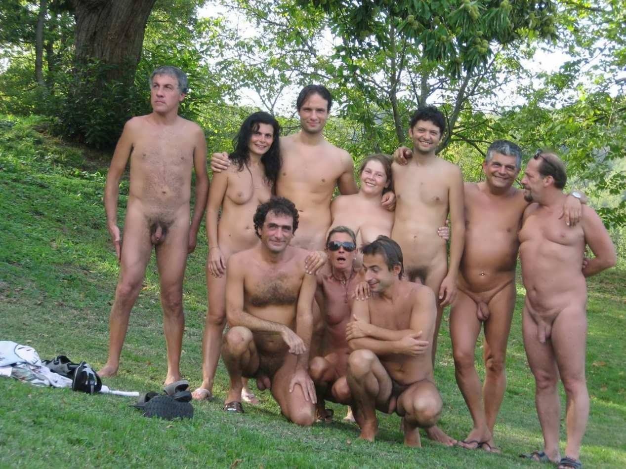 Nudist family groups