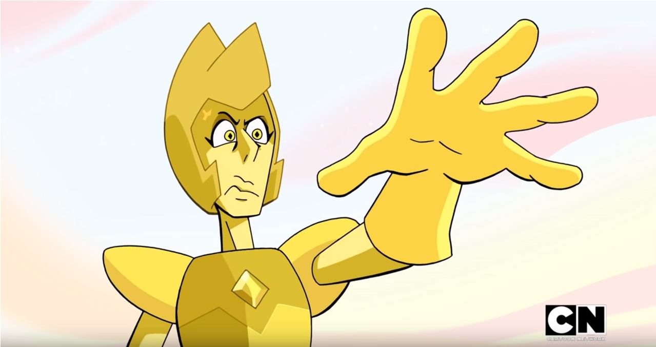 stevenuniversepossible:This under-appreciated Yellow moment. Look at the strain in