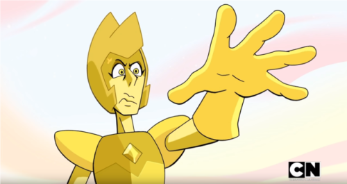 stevenuniversepossible:This under-appreciated Yellow moment. Look at the strain in her forehead <3 poor yellow lol