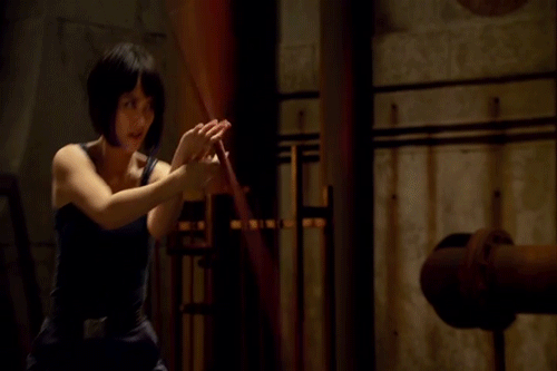letskzuniversescreations:Mako Mori (Rinko Kikuchi) in Pacific Rim (40m).
