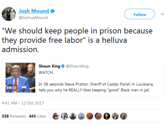 deadfoxforcutie:  love-lust-kush:  cartnsncreal:   This is sickening    That’s some sick shit, i stared into the faces of hose black men standing behind him like how tf are y’all listening to this with a straight face   when is the UN going to condemn
