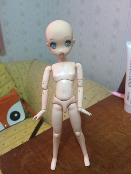 Obtisu 27cm girl for sale - hand painted head by nekomuchuu63She&rsquo;s very cute!Please send m