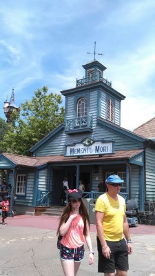 I took some pics at Momento Mori, and the actual busts outside of the Haunted Mansion in Disney World. 