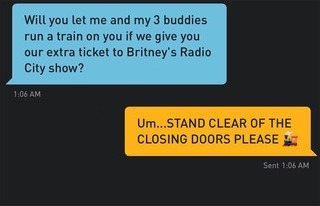 hilariousgrindr: It’s choo choo, bitch  Follow my other blogs verycursed and hilariouslife