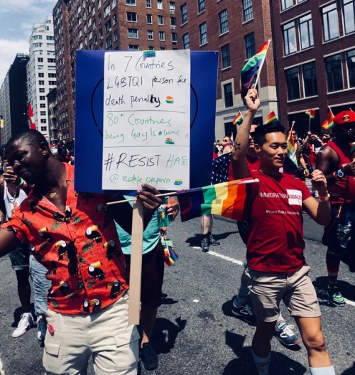 winterflurry:nyc pride parade 06/24/18 pt. 4the first photo is a glimpse of the hundreds of people w