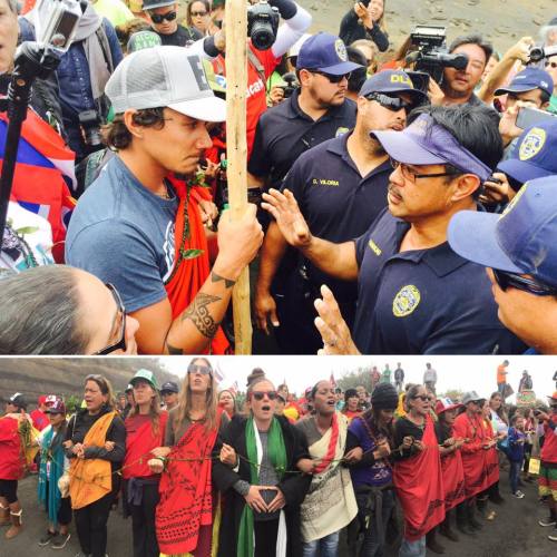 decolonizingmedia:Mauna Kea Protectors Arrested After Successfully Shutting Down TMT ConstructionCon