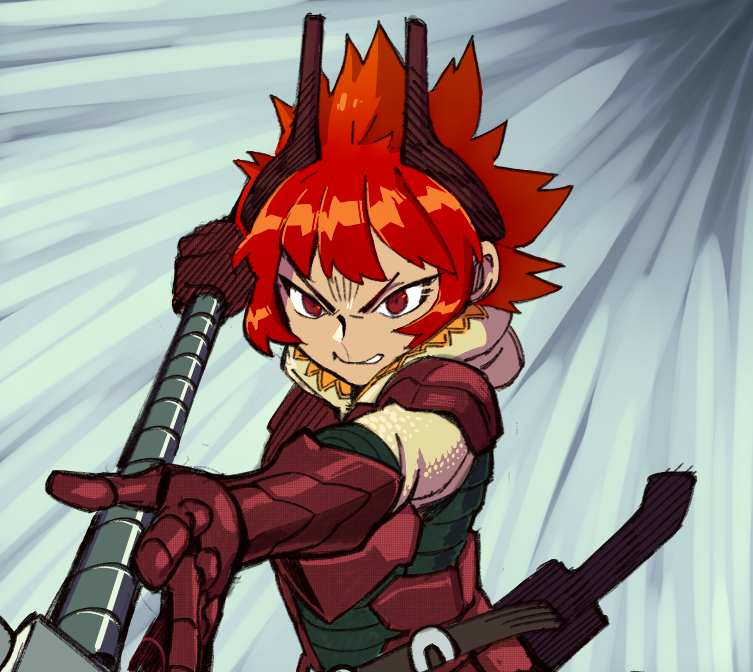 tenkaboutart:Wanted a new header for my K folder, so colored a crop of my @talsart