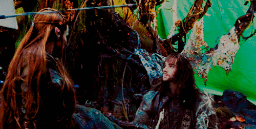 thrandurins:The Hobbit | Desolation of Smaug Appendices↳ Tauriel and Kili