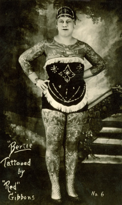 wildandpeaceful:  Bertie, Tattooed by Red Gibbons (1928)  (via Newberry) 