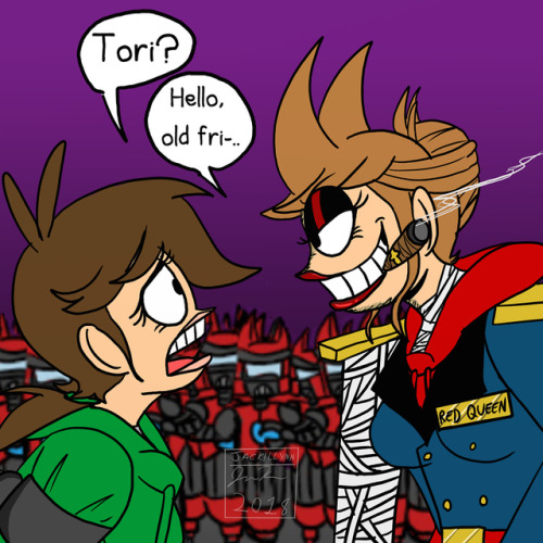 Redrew one of my favorite scenes from @eddsworld.tbatf , an Eddsworld Fancomic I work on.But went ba