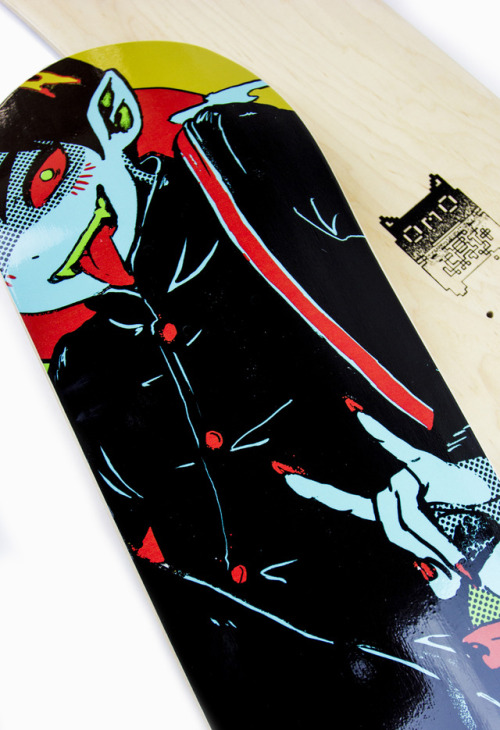 himai:  omocat:gonna have some new skateboards at the pop-up shop in october!!   All fire omg. 