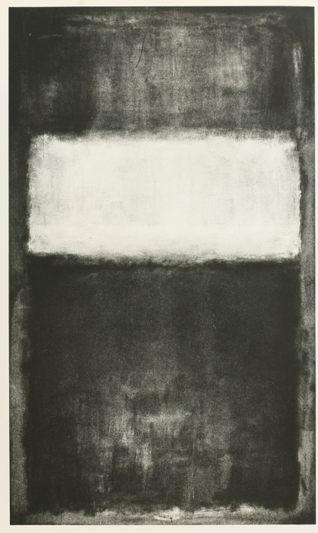 dailyrothko - Mark Rothko, Rothko in Black and WhiteBlack white...