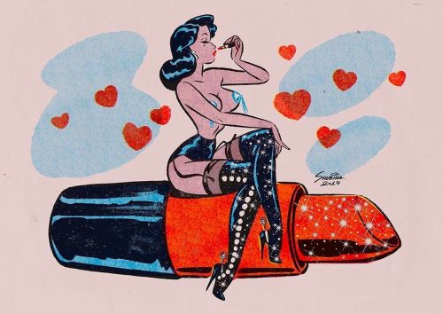 martysimone:Dita Von Teese illustration by Sveta Shubina 2019 | For Dita’s Glamonatrix Tour 