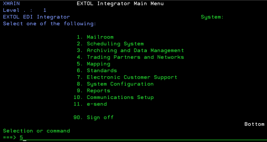 cleo extol integrator mapping menu