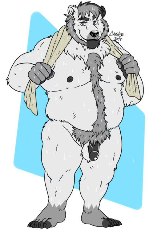 gabshibaa: Porter (Patreon Commission)Patreon commission for Pudgy Bear of his sexy character Porter