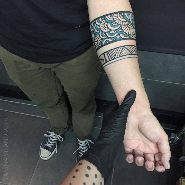 mandala arm band tattoo women｜TikTok Search