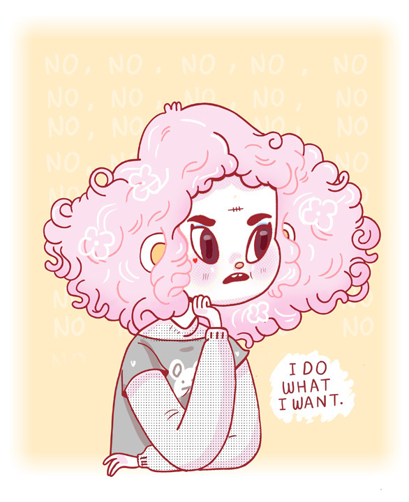 natalikoromotoart:   Don’t tell me what to do♡ 