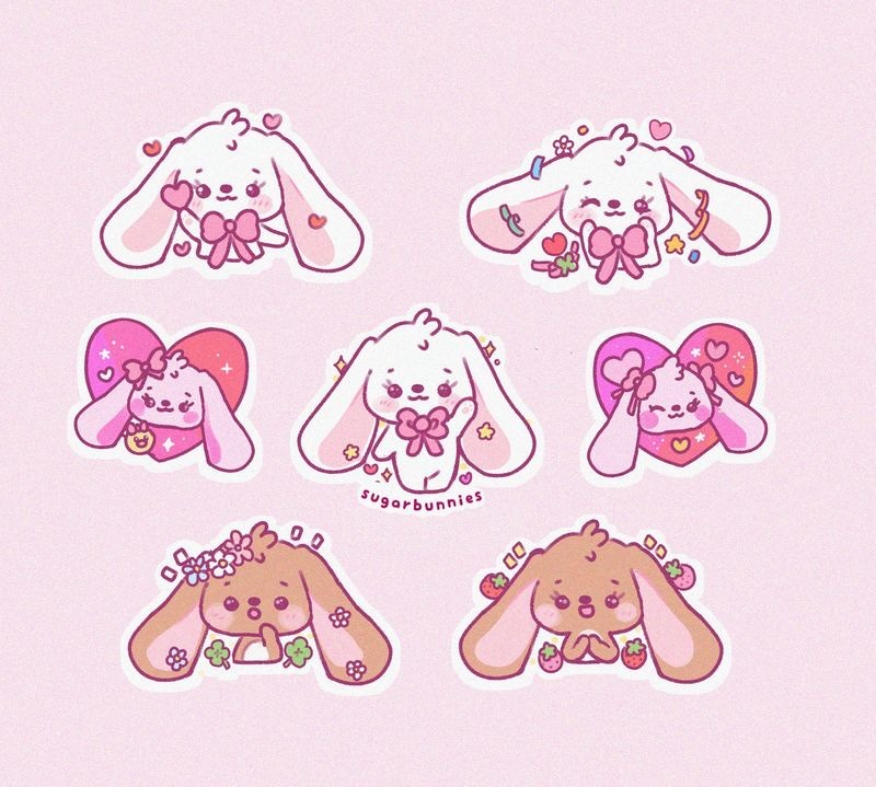 SUGAR BUNNIES ACRYLIC STAND HS