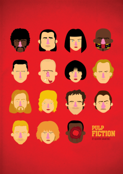 Alternative-Movie-Posters:  Pulp Fiction By Olaf Cuadras Ferré