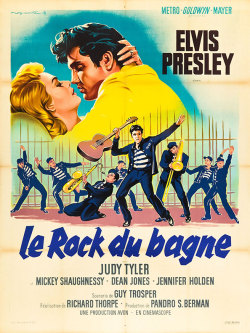 Movieposteroftheday:  French Grande Poster For Jailhouse Rock (Richard Thorpe, Usa,