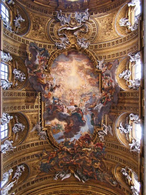   Church of the Gesù     ~Giovanni Battista Gaulli     1672 to 1675    Rome, Latium / Lazio, Italy    