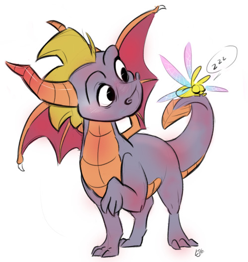 laurajay101: Spyro and Sparx.  