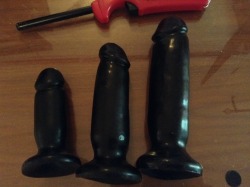 The one on the right is what I need to use to handle your 9” baby….cum fuck my ass sweety!   Text to hung stud #4