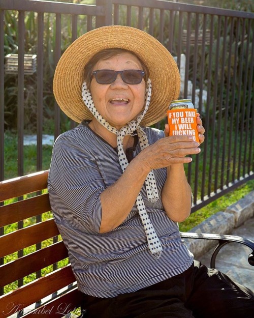 This grandma wins Best Grandma with our discontinued “If You Take My Beer I Will Fucking Kill 