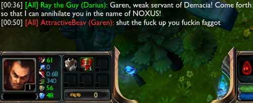 twoamtv:  League chat has it’s moments.