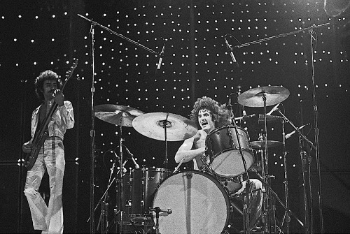 Grand Funk Railroad, the mighty rhythm section of bassist Mel Schacher and drummer/singer Don Brewer